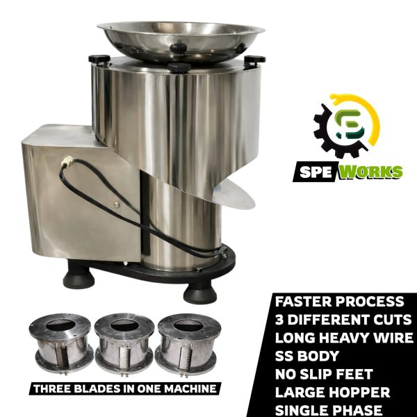 Stainless Steel Potato Chips Making Machine, Potato Slicer - Wafer For Industrial