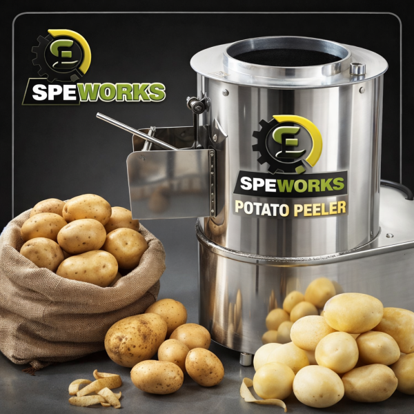 Stainless Steel Potato Peeling Machine, For Commercial Kitchen