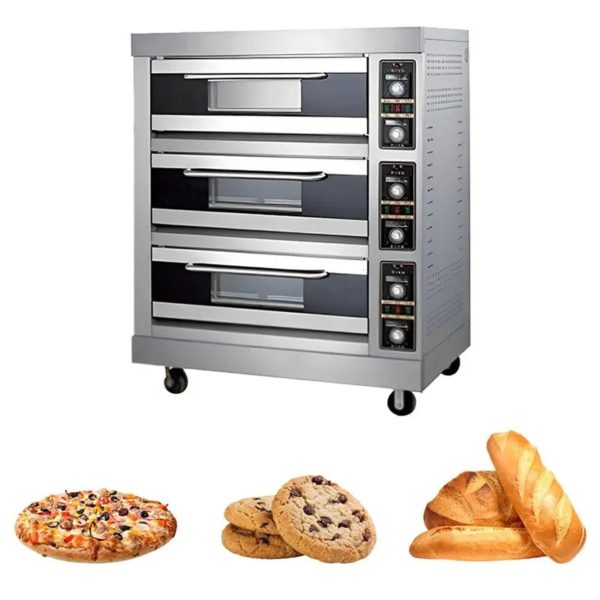 Commercial Triple Deck Electric Baking Oven