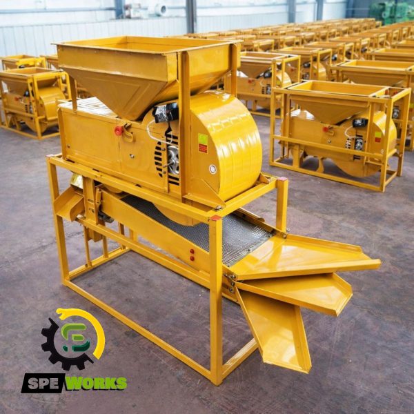 Double Motor Grain Winnower Grader and Cleaner Machine