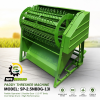 Paddle Operated Paddy Thresher Machine Double Gear Complete 2.5 FT Body Iron Strips Drum