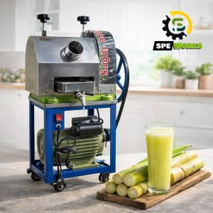 Sugarcane-Juicer-Machine-With-Frame-2HP-Electric-Motor