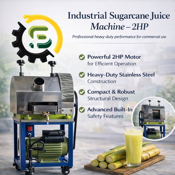 Sugarcane-Juicer-Machine-With-Frame-2HP-Electric-Motor