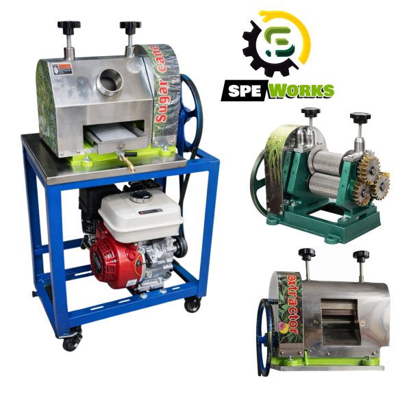 Sugarcane Juicer Machine With Frame 7.5HP Petrol Engine