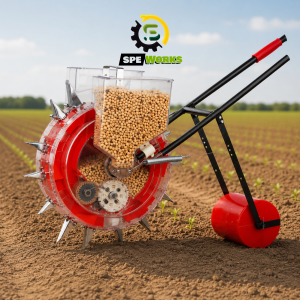 Agriculture Manual Hand Operated Seeding Machine, 12 Teeth Manual Seeder, Plant Seed Spreader