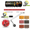 Agriculture Manual Hand Operated Seeding Machine, 12 Teeth Manual Seeder, Plant Seed Spreader