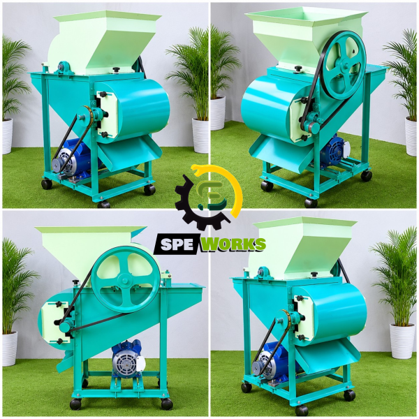 Groundnut Peanut Shelling Decorticator Machine With 1HP Motor