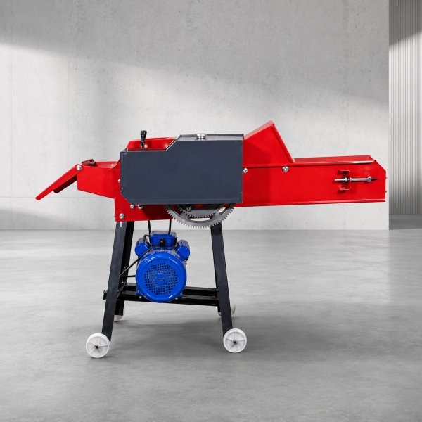 Heavy Duty Chaff Cutter / Fodder Cutting Machine With Gear & Conveyor Belt With 3HP Motor