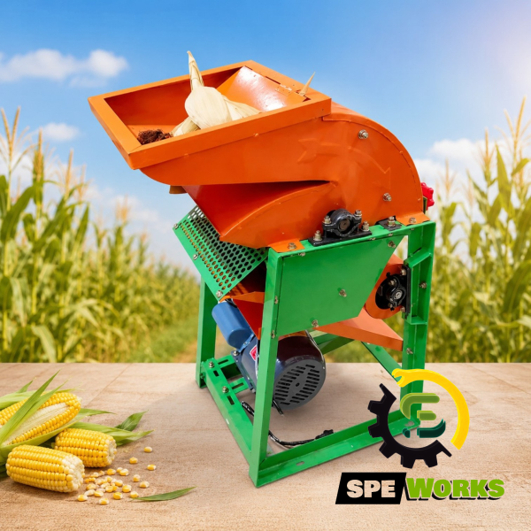 Maize / Corn Thresher Cum Peeler / Sheller With 3Hp Motor