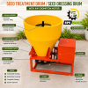 50Kg Capacity Heavy Duty Seed Treatment Drum / Seed Dressing Drum With 1 HP Crompton Motor