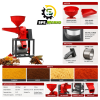Disc Mill / Flour Mill / Pulverizer Machine / Masala Grain & Spice Grinder With 3Hp Motor