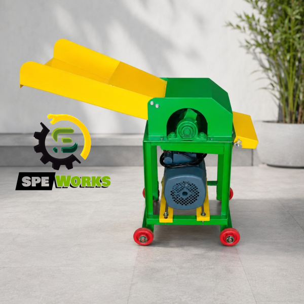 Electric Kadba Kutti Cutter Machine Mini Chaff Cutter Machine - With 1HP Motor