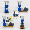 Heavy Duty 5 HP - 3 Rollers - Single Phase - Fodder Pellet Machine With Die For Animal Feed