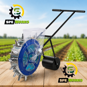 Manual Seeder 16 Teeth High-Efficiency Hand-Push Row Planter-Corrosion Resistant & Durable